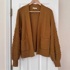 Madewell Bobble Sleeve Cardigan Size Small